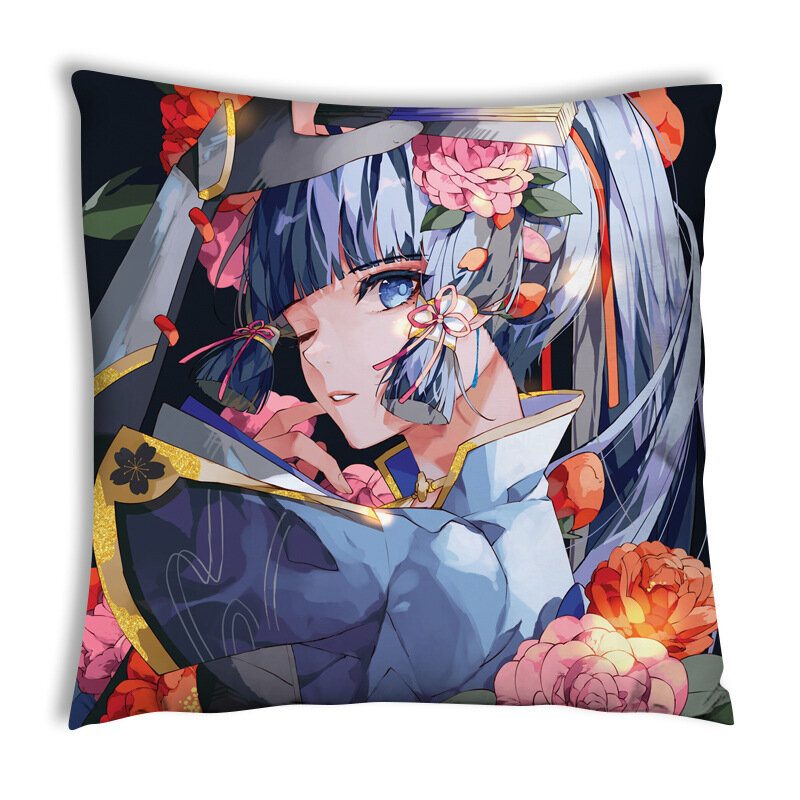 Genshin Impact Noelle Anime Pillowcase for Pillows Kawaii Aether Throw Pillow Cover Decorative Pillow for Bed Aesthetic