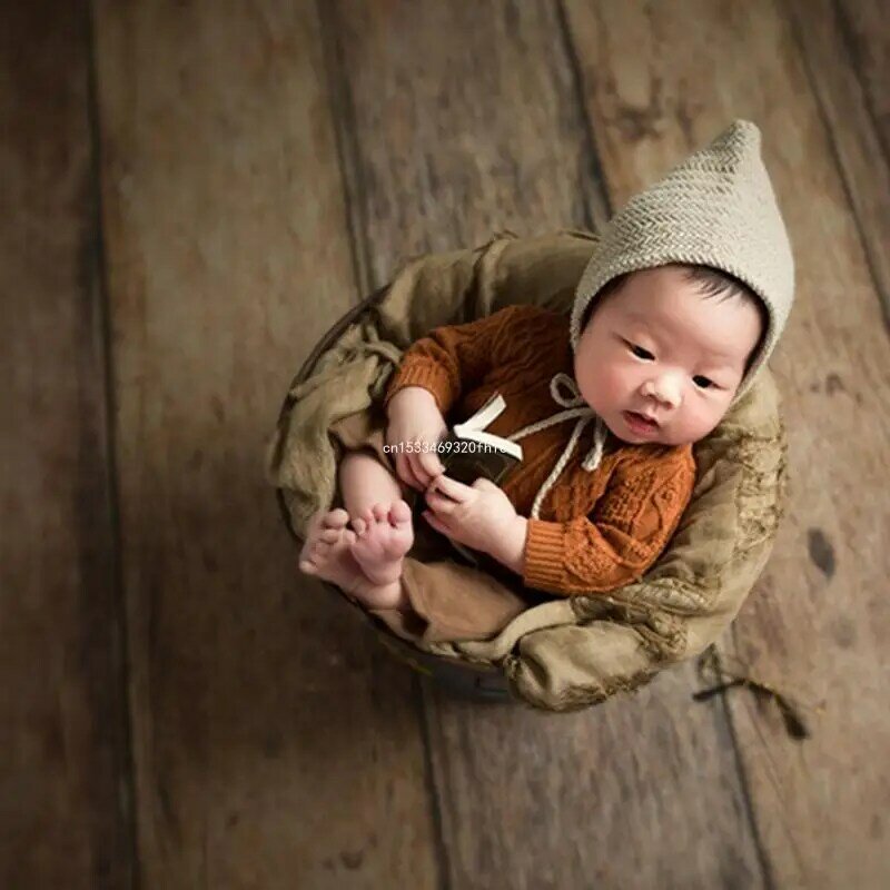 4 個レトロミニブック新生児写真撮影小道具装飾幼児写真撮影補助アクセサリー/