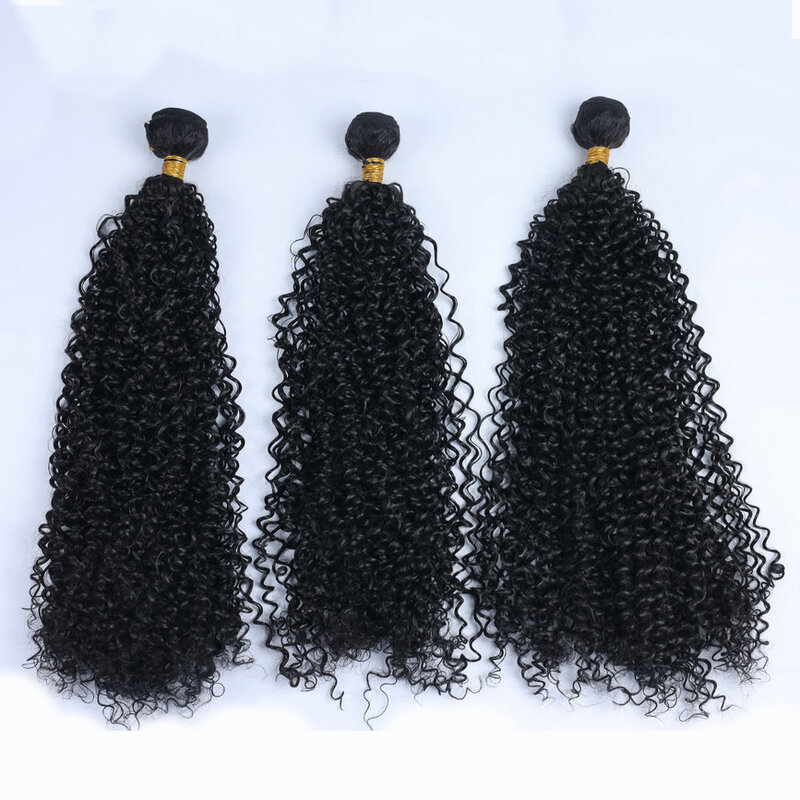 Hot Sale Small Curl Water Wave Hair Weave,Synthetic hair Blend Bundles Soft Longer Curly Hair Kinky Curl 100g