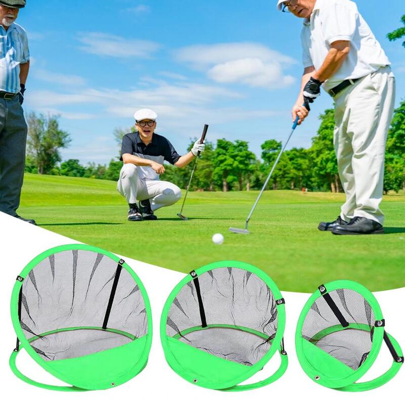 Jaring Chipping Golf Dutygolf berat, jaring Chipping Golf tugas berat dapat dilipat untuk latihan dalam dan luar ruangan meningkatkan akurasi untuk pria