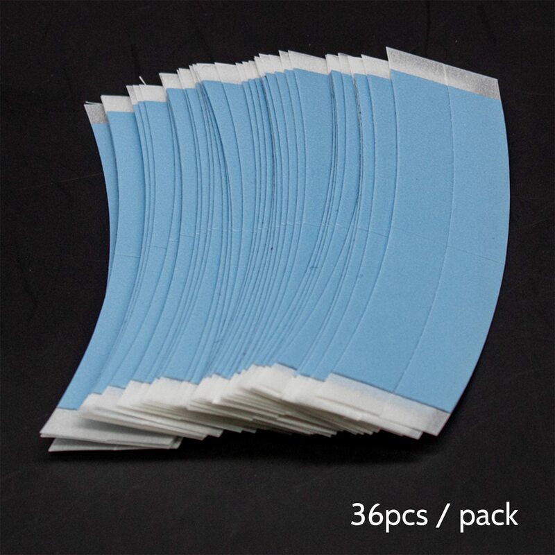 72Pc/Lot Strong Fixed Double Tape Wig Adhesive Extended Hair Tape Waterproof for Toupee Lace Wig Film with Slitting Line