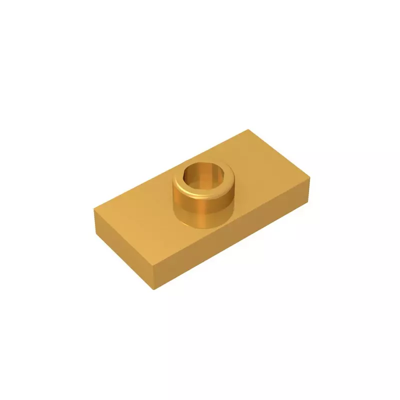 Gobricks GDS-803 PLATE 1X2 W. 1 KNOB compatible with lego 15573 3794 children's DIY Educational Building Blocks Technical