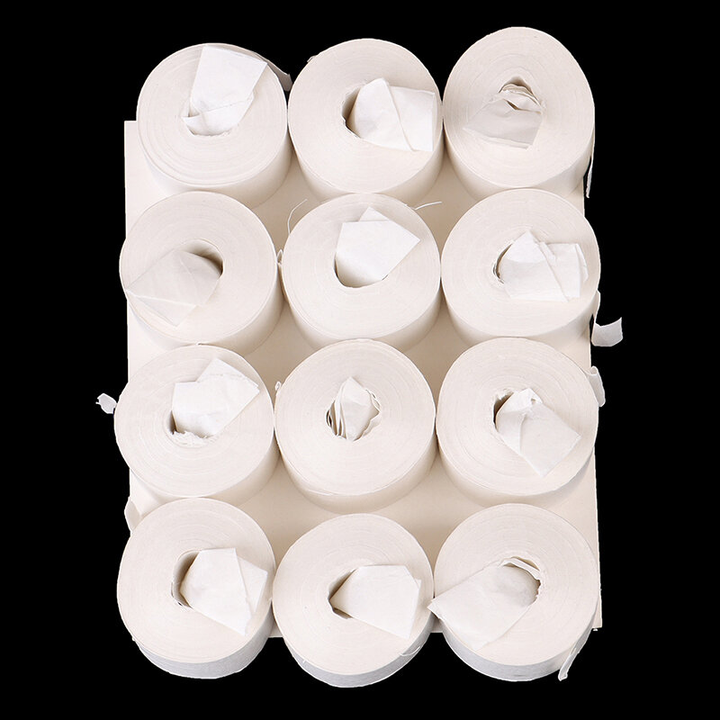Bobine de papier blanc pour magie close-up et de rue, accessoire de 19 mètres de qualité supérieure pour les tours de vomi, lot de 12 pièces