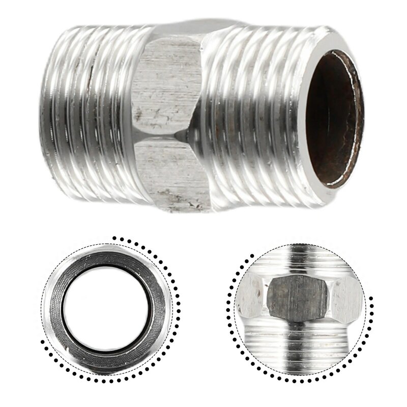 Shower Hose Extension Tube Makes The Hose Extend Longer 304 Stainless Steel Connector Hardware Accessories Stainless Steel Wire