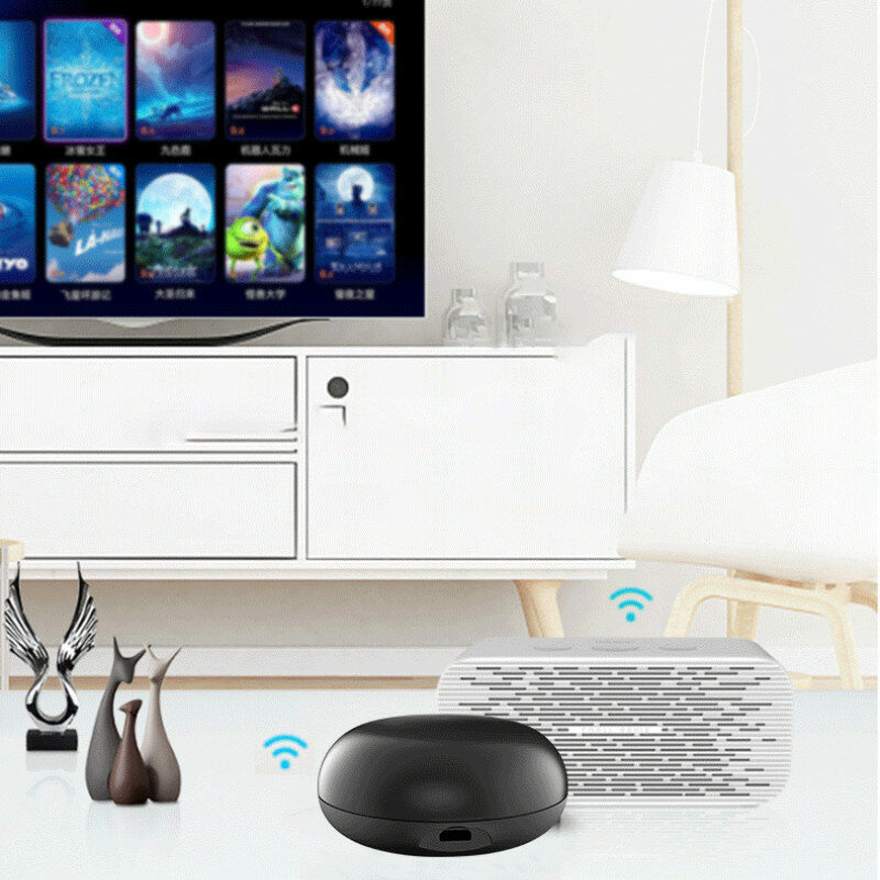 Wi-fi inteligente universal ir controle remoto infravermelho diy controle remoto para tv ar condicionado via alexa google casa tuya vida inteligente
