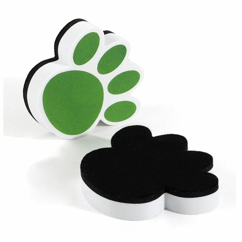 1pc Magnetic White Board Eraser School Office Cat's Paw Whiteboard Eraser Accessories School Supplies Diary Stationery