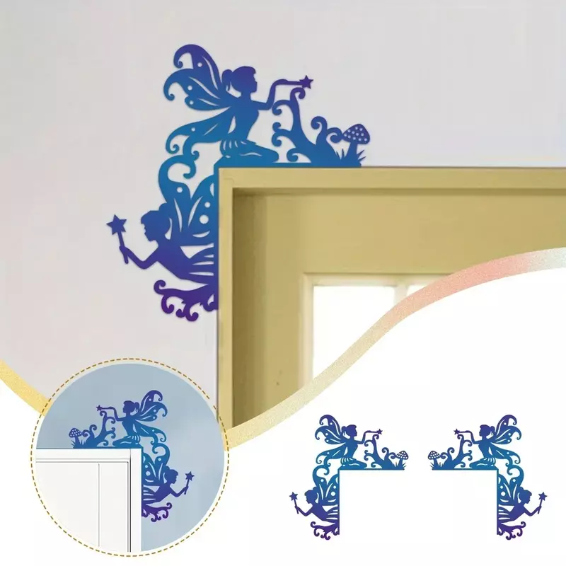 Cifbuy สติกเกอร์ตกแต่งผนังตกแต่งบ้านเหล็กงานฝีมือที่มีสีสัน Gremlins กรอบตกแต่งประตูมุมตกแต่งมุมที่มุมที่แขวน