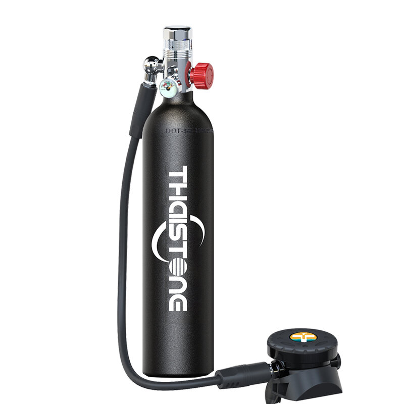 TAIITONEE-cilindro de oxigênio mergulho, equipamento de mergulho profissional, respiração subaquática, 15-25 minutos, 1L