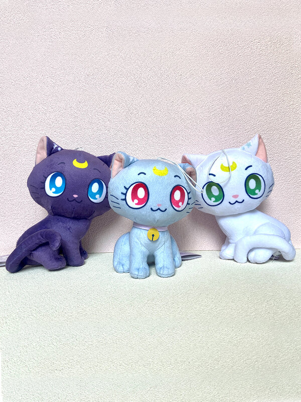 Bandai-figuras de acción de Sailor Moon, Serie de juguetes periféricos, adornos de mano de gato, Luna Yatmi Diana
