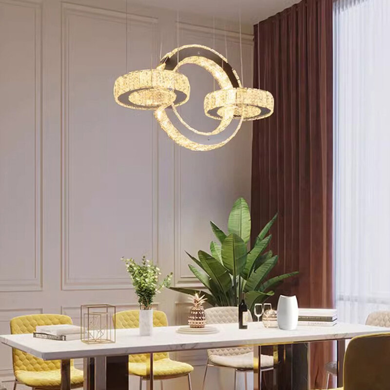 Modern LED Chandeliers para Home Decor, Luzes penduradas, Sala de estar, Sala de jantar, Iluminação interior
