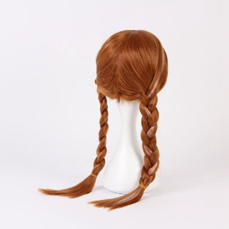 Children's Halloween Wig "Freeze" Anna Double Whip Elsa Princess Children's Halloween Wig