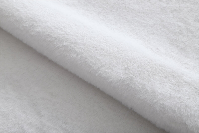 Alfombra de piel sintética de conejo Ultra suave, alfombra de área lavable a máquina para dormitorio, alfombra esponjosa para sala de estar, Alfombra de piel de oveja sin caída