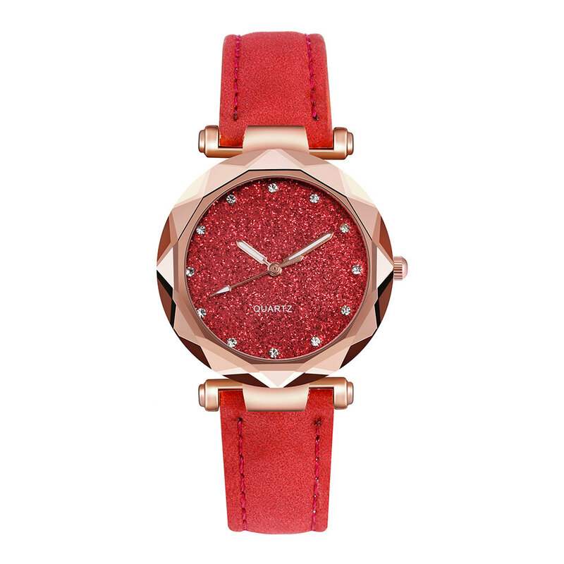 Reloj de cuarzo de cuero de marca de lujo para Mujer, Reloj de pulsera de moda para Mujer, Reloj femenino