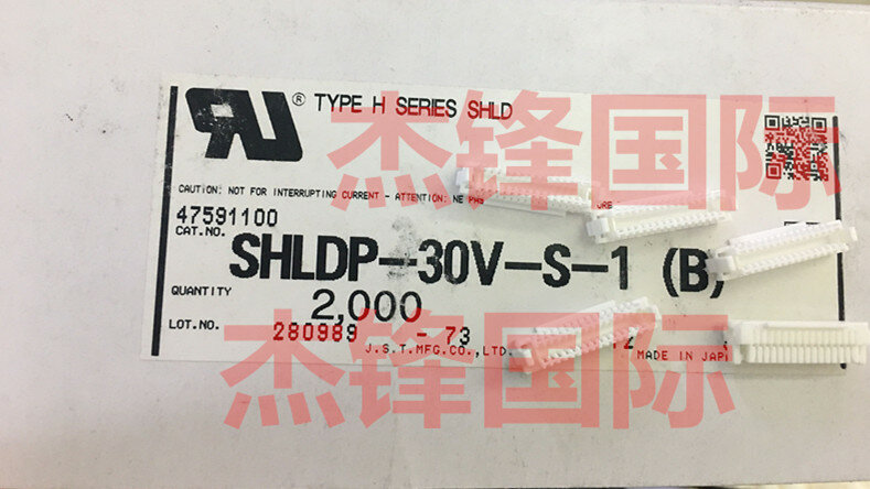 100 개/몫 SHLDP-30V-S-1 (B) 다리 폭: 1.0MM 30PIN 100% New