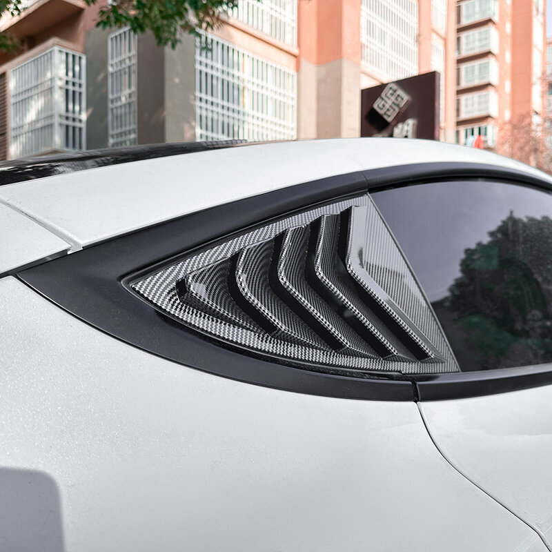Penutup rana jendela belakang mobil Trim, untuk Tesla Model 3 2017-23 untuk Model Y 2020 + aksesori modifikasi eksterior mobil