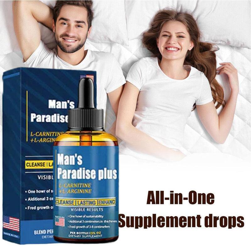 30ml Mens Paradise Keto Supplement Drops All-in-one Intimate Pleasant Boost Supplement Strength Experience Desire Rebuild D D0P5