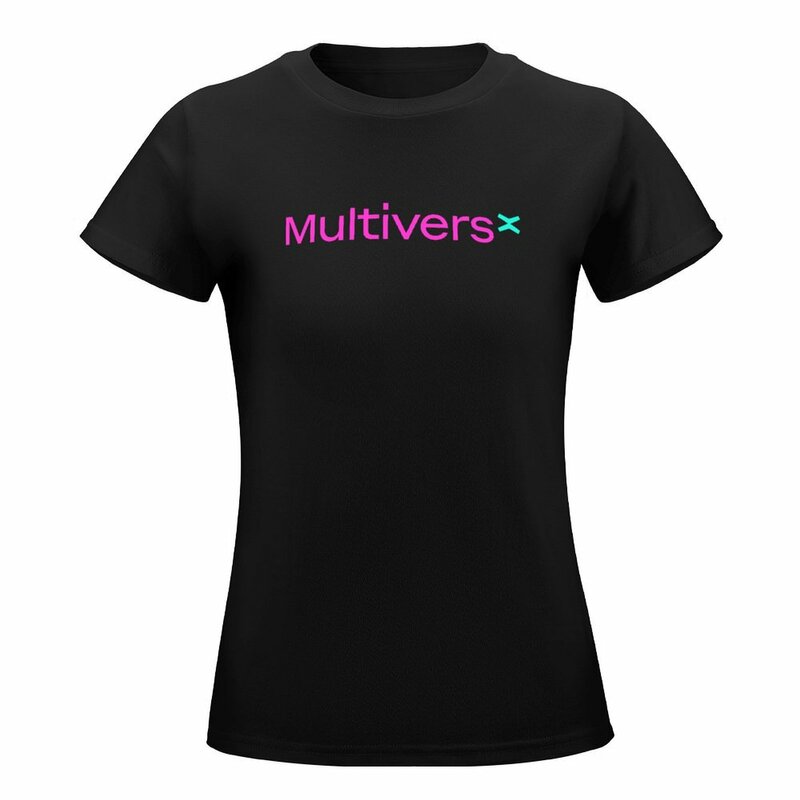 T-shirt Multiversx para mulheres, roupas bonitas, tops femininos, roupas