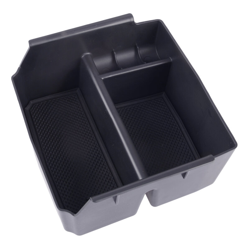 Caja de almacenamiento de ABS para consola central de coche, bandeja organizadora negra apta para Jeep Wrangler JK 2011, 2012, 2013, 2014, 2015, 2016, 2017, 2018
