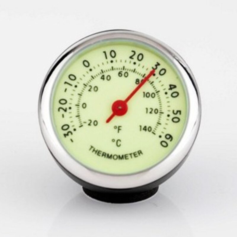 Verbeterde autothermometer Mini-autotemperatuurmeter Autodashboardklok voor thuisdropship