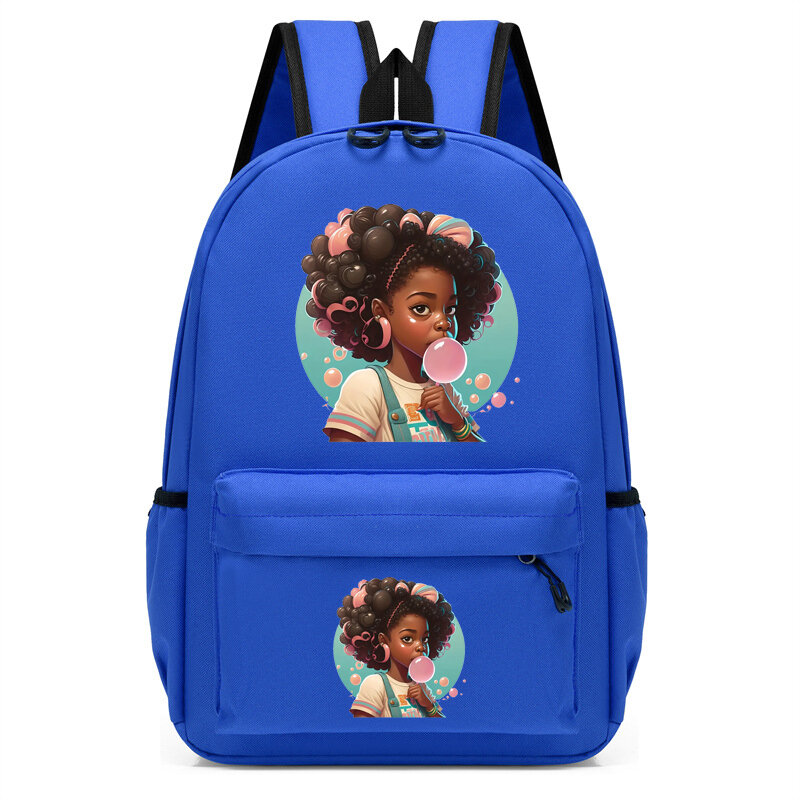 Dzieci bag Bubble Girl torba z nadrukiem plecak do przedszkola torby dla dzieci Cartoon Girl Bookbag Travel Mochila