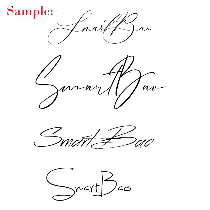 다채로운 개인 이름 스탬프, 손으로 쓴 서명 인감, 맞춤형 인감, 개인 인감, 자동 프레스 유형