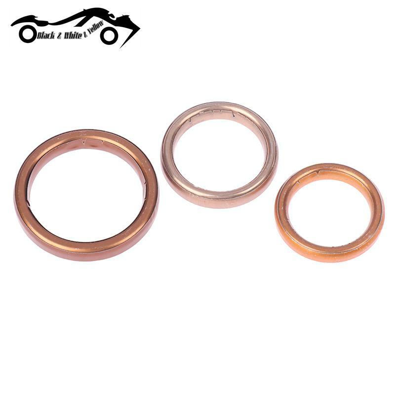 10 PCS Muffler Exhaust Gasket For Motorcycle GY6 70cc 100cc 110cc 125cc 150cc Scooter Bike ATV Moped