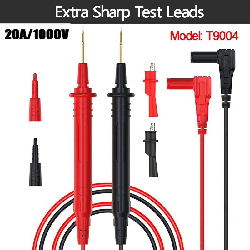 Universal Multimeter Probe 20A 1000V Probe Test Lead Digital Multimeter Pointer Multimeter Tester Lead Probe Wire Pen Cable