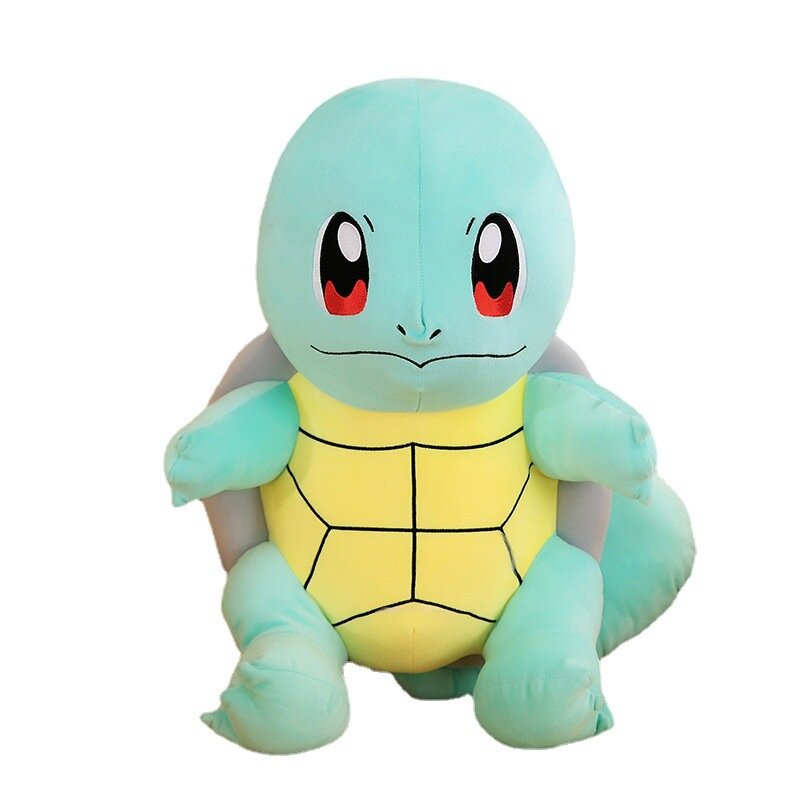 Squirtle-muñeco de peluche de Pokémon de gran tamaño, almohada de tortuga bonita, juguetes de peluche Kawaii, regalo de Navidad para niños