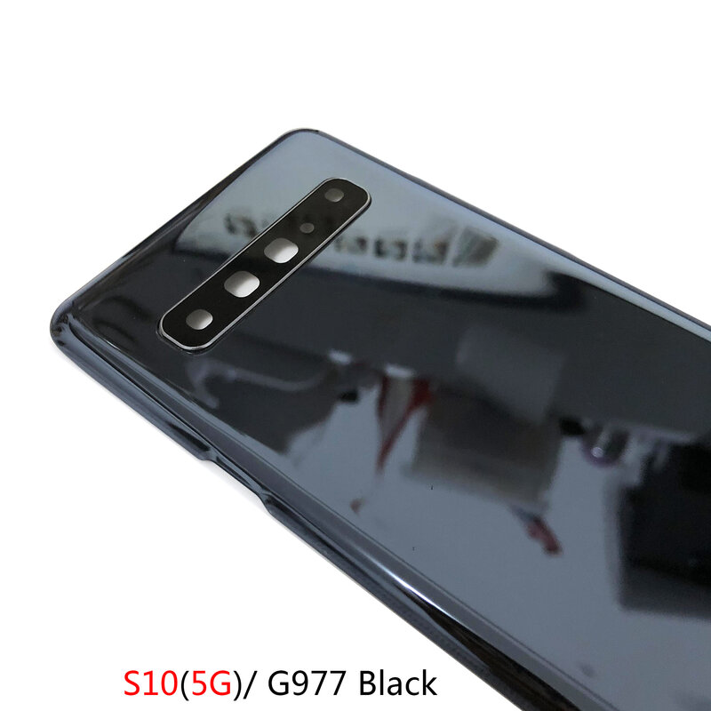 For Samsung Galaxy S10 G9730 Back Glass Housing S10 5G G977 Battery Cover  Case Rear Door Replace Parts