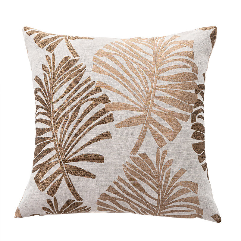 Plant Pattern Linen Pillow Case Decorative Cushion Cover Sofa Ins Style Pillowcase Car Home Decor