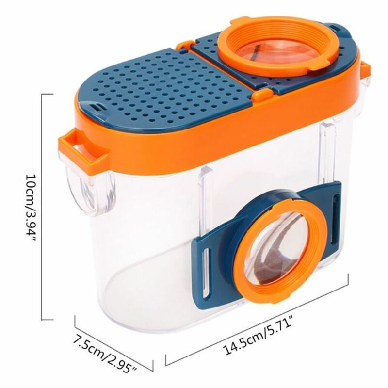 Double Magnifier Bug Viewer New Plastic Kid Development Toy Insect Catcher Cage Nature Exploration Tools Kids Gift