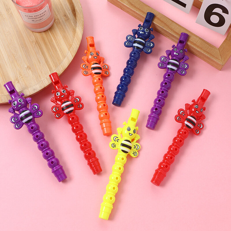 1PC 5 Holes ABS Clarinet Colorful Long Flute Instrument Kids Beginners Plastic Musical Instrument Recorder