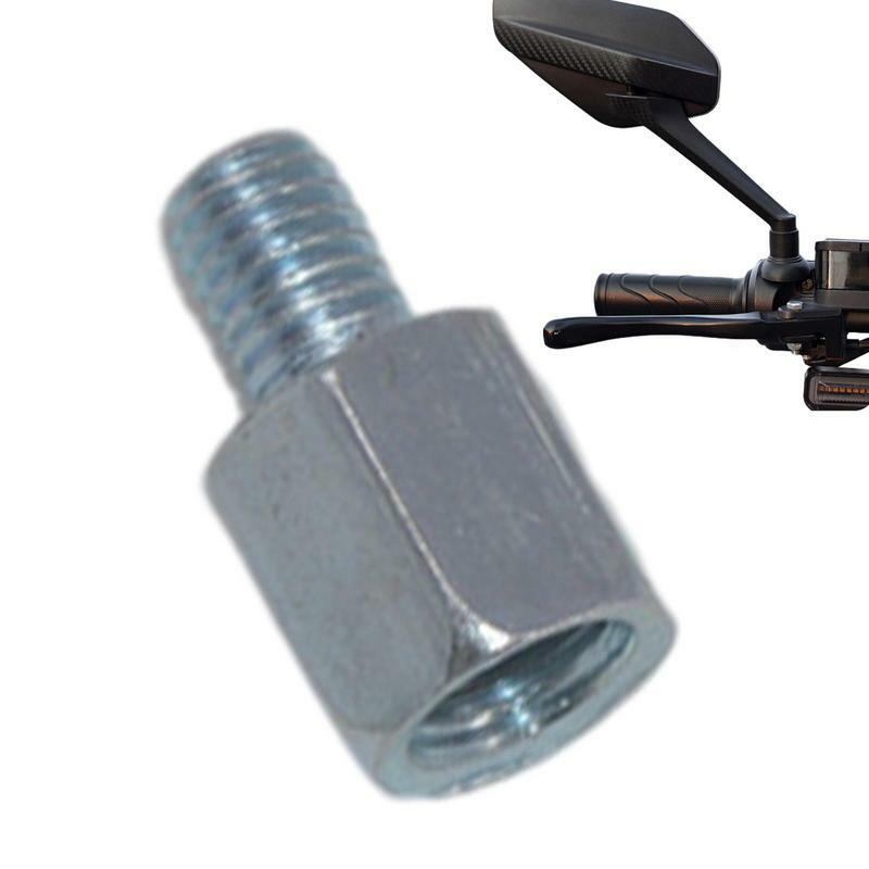 Adaptor cermin motor, konverter Diameter ulir 10mm 8mm untuk aksesori adaptor mundur kaca motor dudukan spion