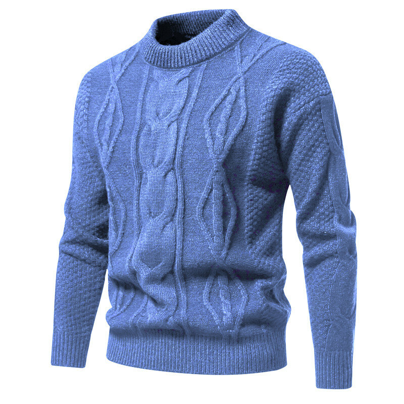 Suéter cálido para hombre, moda de otoño e invierno