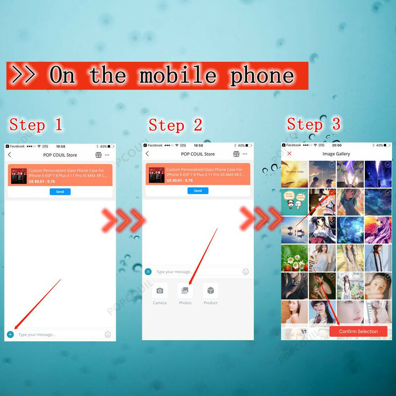 Carcasa de teléfono móvil de vidrio personalizado para iPhone 15 13 14 12 7 8 6s Plus 5 SE1 SE2 SE3 SE4 x 11 pro XS Max xR diseño personalizado de la portada foto de nombre de la imagen