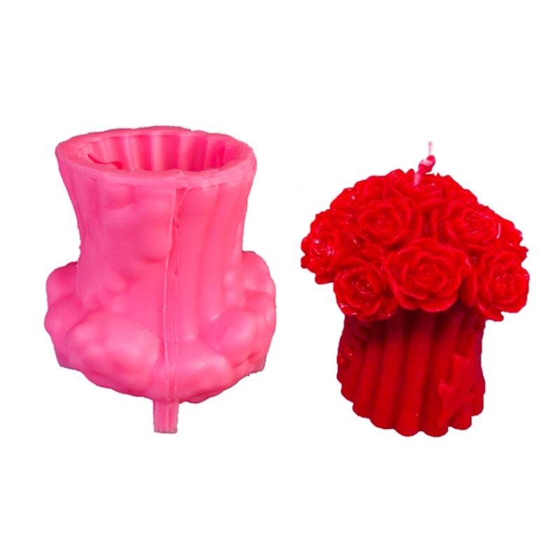 Rose Tree Shaped Silicone Mold Candles Molds Handmade Fondant Crafts Jewelry Making Tools and Accessories