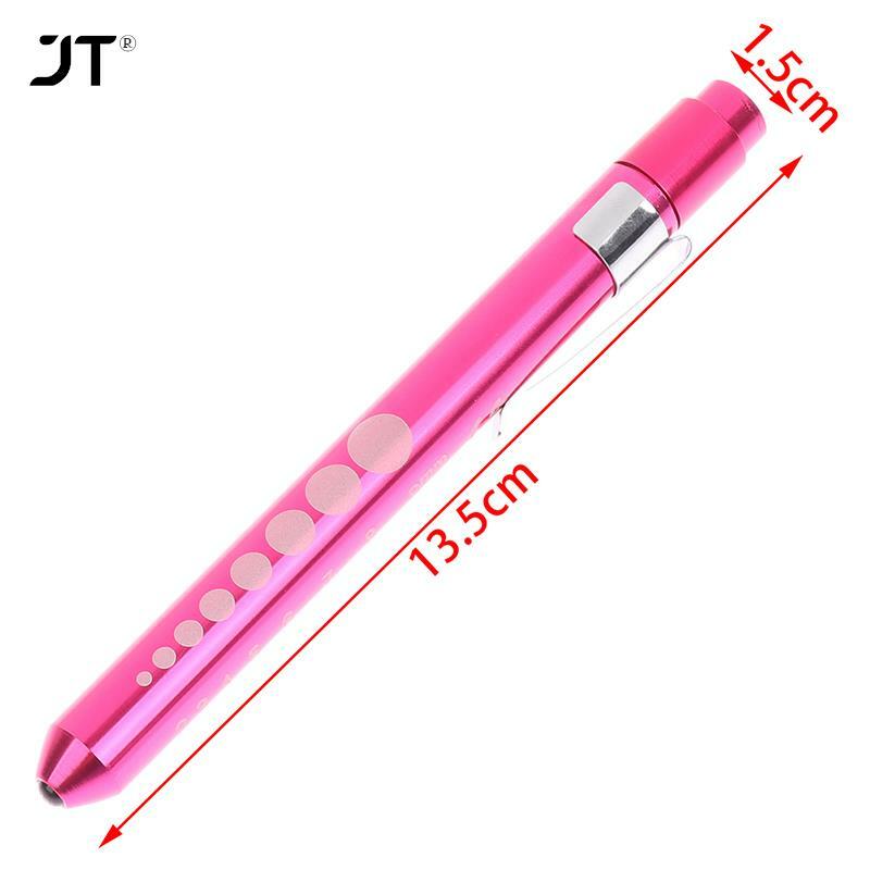 LED Flashlight Work Light First Aid Pen Light Torch Lamp Pupil Gauge Measurement Portable Medical Pen light