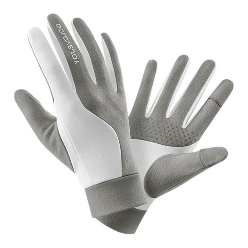 Ski Gloves Liner Snowmobile Mittens Thermal Thick Snow Gloves For Men Touchscreen Winter Gloves Anti Slip Finger Open Gloves