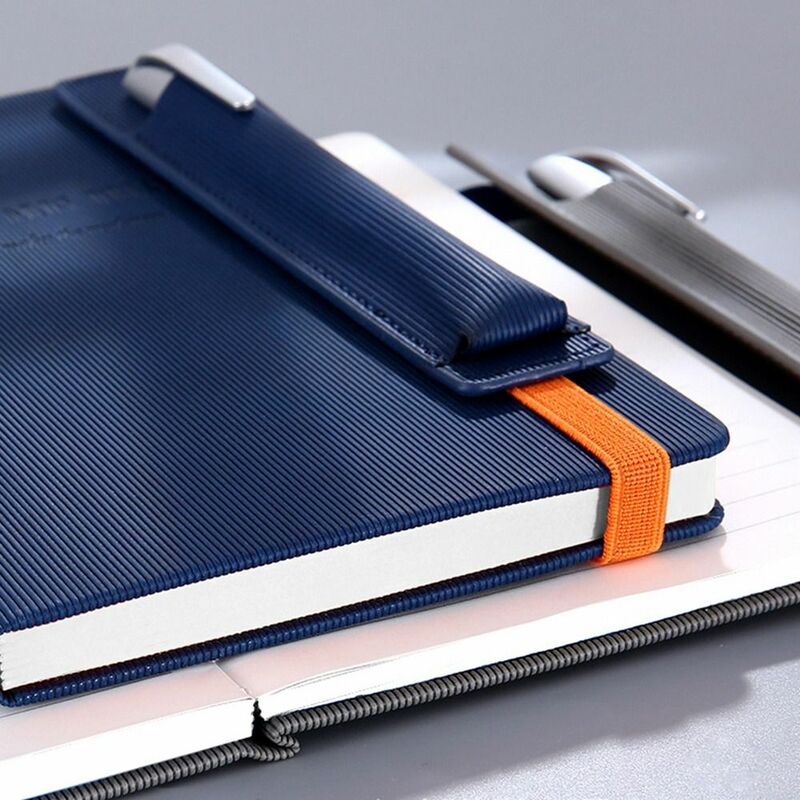 A5 tali Notebook dengan pena masukkan Hard Cover Agenda bisnis buku catatan harian mingguan perencana Notebook kantor sekolah alat tulis