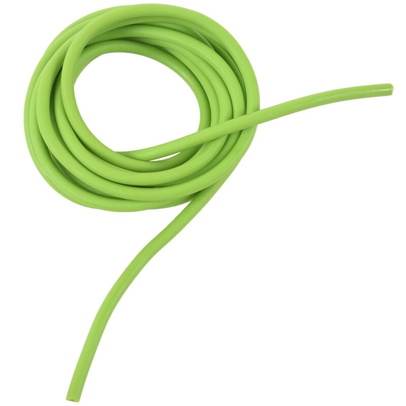 ELOS-2X tubi esercizio fascia di resistenza in gomma catapulta Dub fionda elastica, verde 2.5M