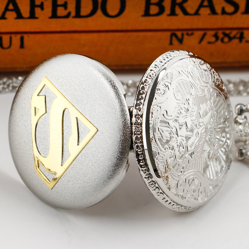 Новое поступление кварцевые карманные часы модные серебристые аниме косплей мужские ожерелье кулон подарок для детей