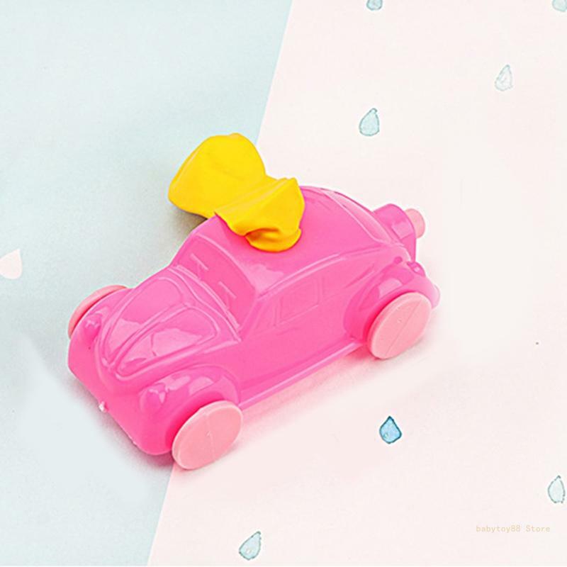 Y4ud brinquedo carro com balão ar para bebês, lembranças festa com coordenação mão-olho