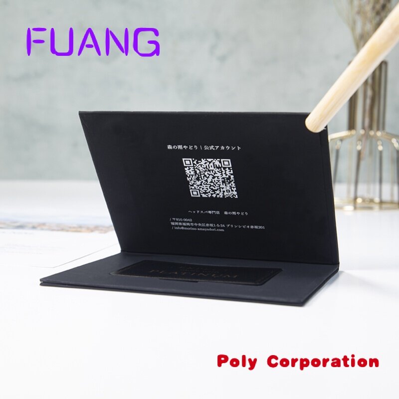 Custom  Luxury Credit Card Packaging Boxes Custom Black Soft Touch Paper Magnetic Vip Card Gift Box