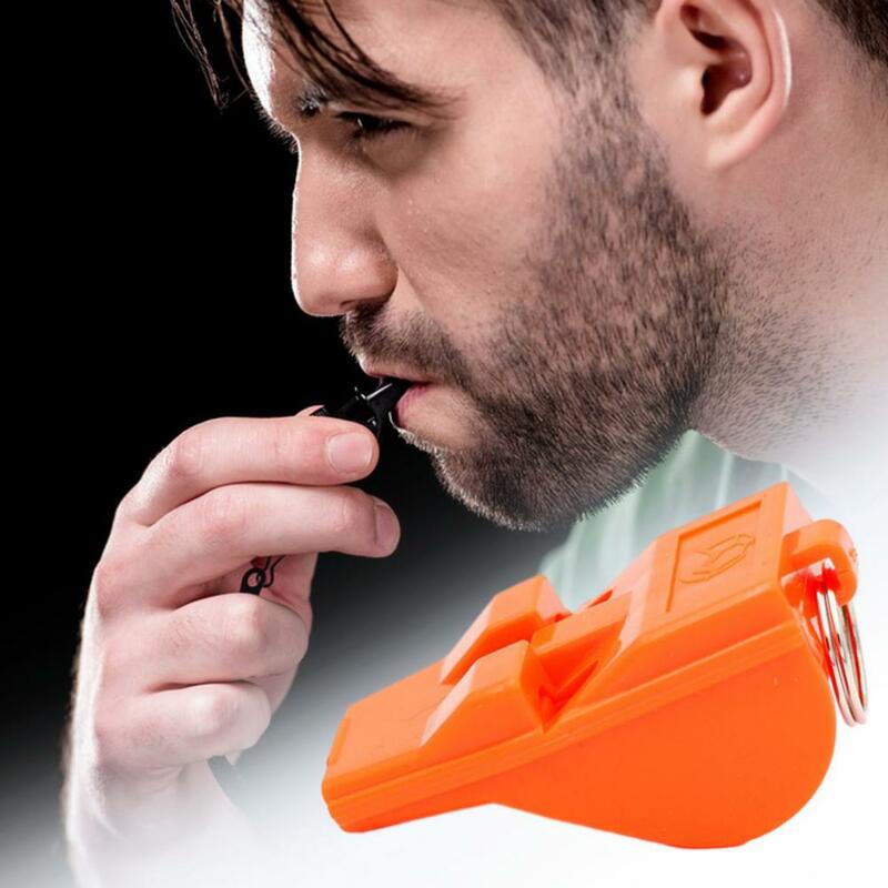 Sports Whistle Compact Colored Referee Whistle for Soccer Basketball Training with 24pcs Plastic Cheer Fans Loud Crisp Sound