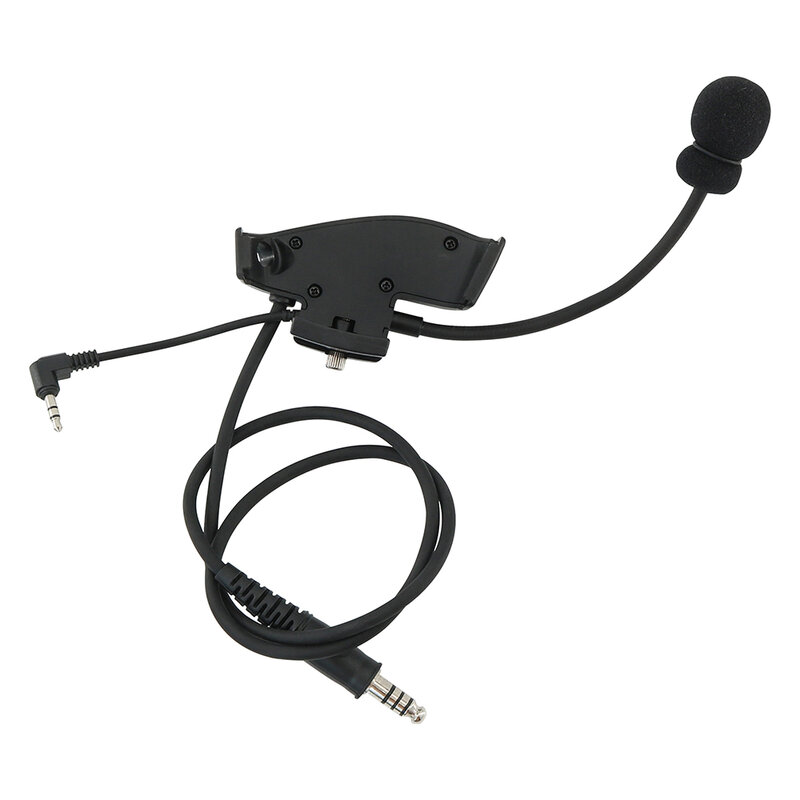 Aksesoris mikrofon Headset taktis y-line Kit Taktis PTT untuk Howard Leight Impact Earmuff elektronik olahraga U94 Kenwood PTT