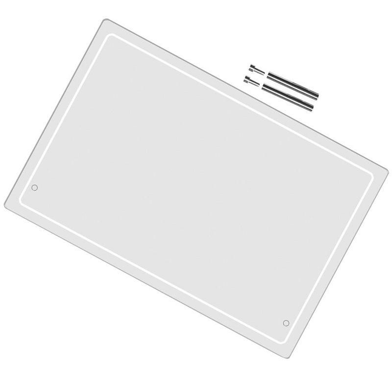 Bloc de notas de escritorio blanco, tablero de notas de escritura, tablero de dibujo blanco, pegatinas