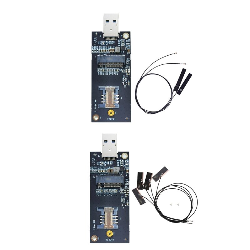 WLAN WWLAN 4G-Permanence Tech M2 USB3.0 Adaptateur Carte DW5811e DW5816E EM7455 L860-GL Carte WWan pour Bureau/Ordinateur Portable PC Dropship