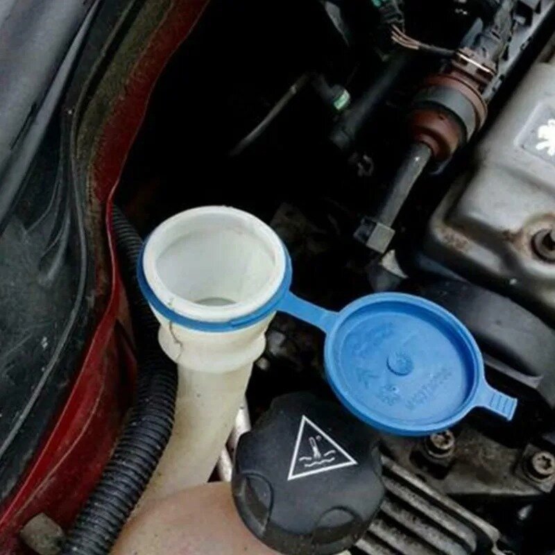 Windshield Water Bottle Cap Car Washer Fluid Reservoir Tank Bottle Pot Cap Lid Cover for Peugeot 106 206 207 307 Stable Reliable