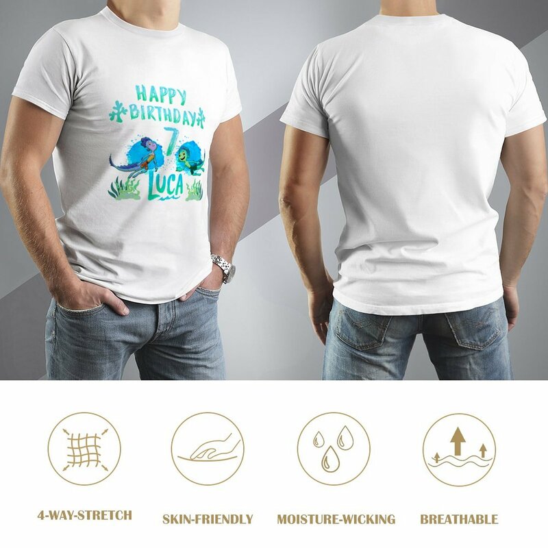 Комплект мужских футболок с надписью «Happy birthday»