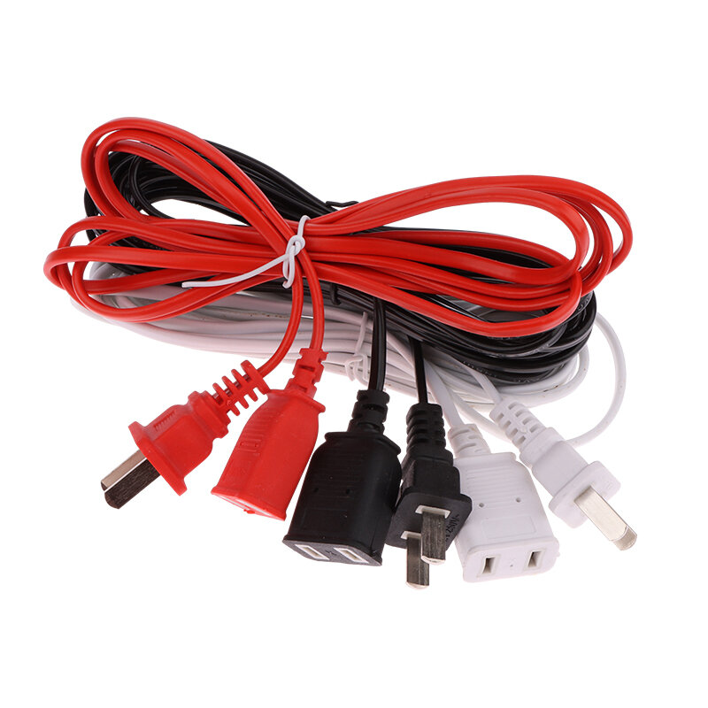 Cable de alimentación de 2 pines con interruptor de encendido/apagado, cable de extensión macho de 1,5/2/2.5/4.2M para monitoreo de lámpara de escritorio y ventilador